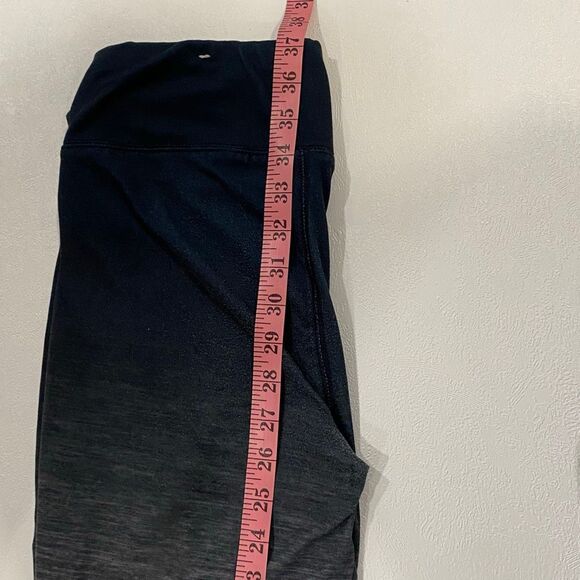 Justice Active Girls Plus 18 Black Gray Ombre Mesh Panel Leggings - Picture 4 of 8